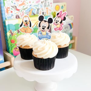 BABY MICKEY Cupcake Toppers