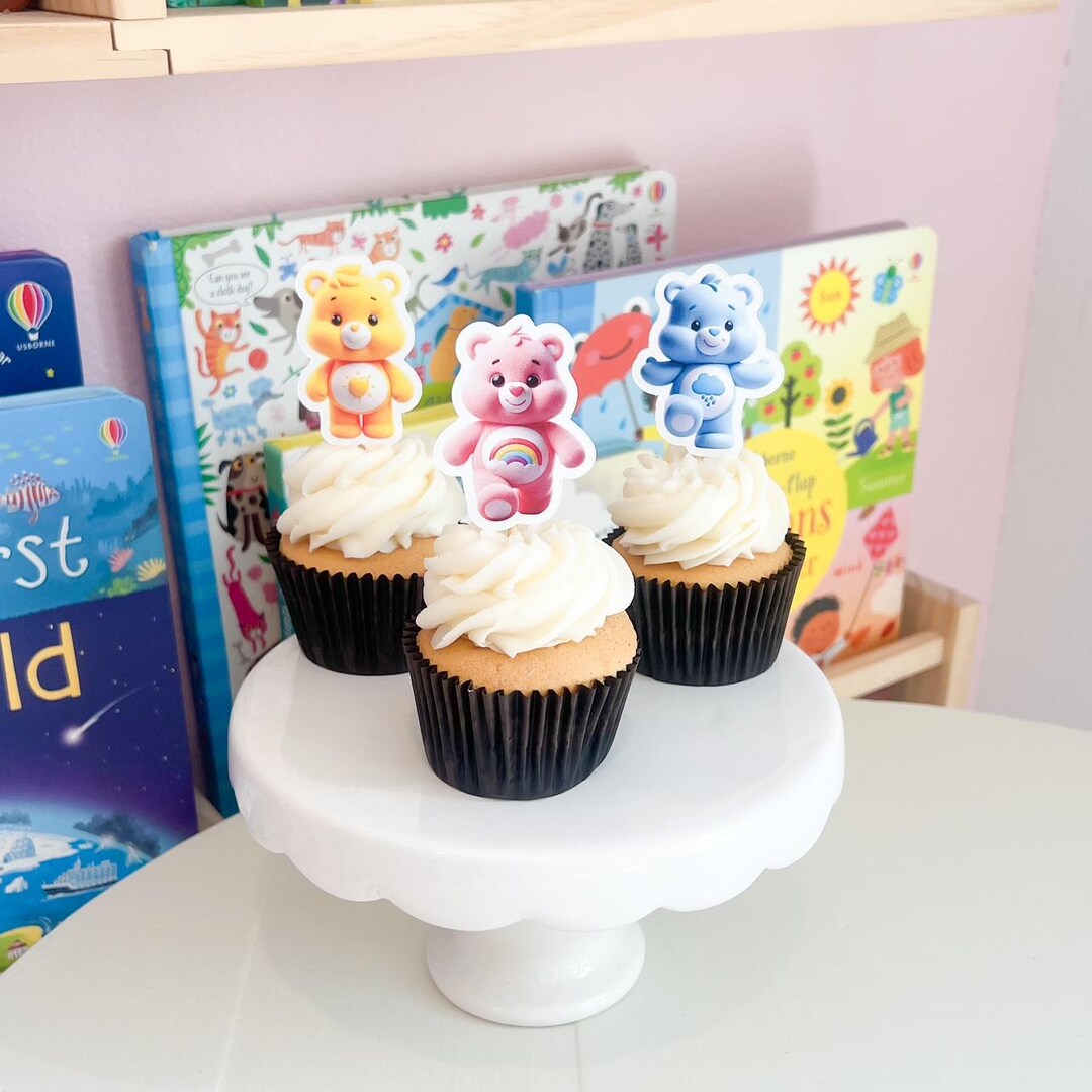 CARE BEARS Cupcake Toppers - Etsy New Zealand