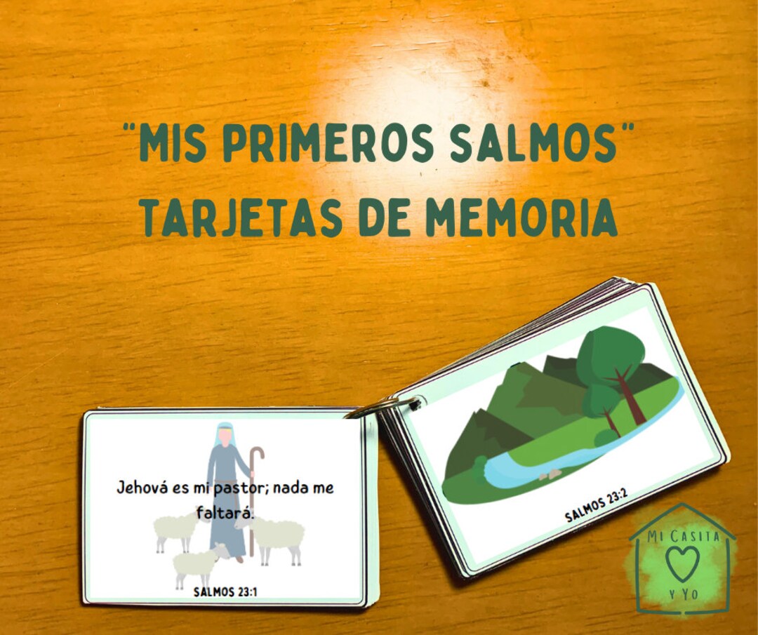 Tarjetas De Memoria: Mis Primeros Salmos (my First Psalms Flashcards ...