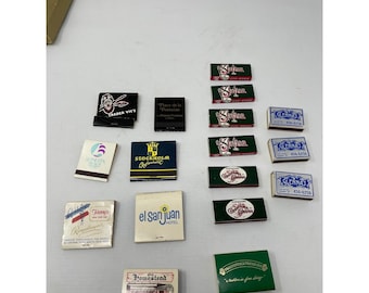 Vintage Restaurant Hotel Matchbooks Lot Souvenir Advertising Collectible