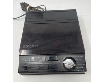 Record o Fone ROF-5300 Telephone Call Recorder Vintage Tested Working Japan