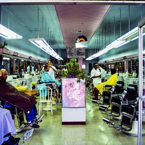 Hollywood Barber Shop, Hollywood, California, Circa 1985