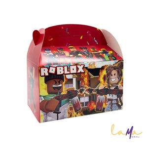 Boîtes de cadeaux Roblox - Boîtes de cadeaux d'anniversaire - Boîtes de friandises à thème pour fête d'enfants