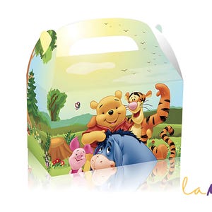 Boîte de fête sur le thème ours en peluche - baby shower, décorations d'anniversaire, articles de fête personnalisés pour fêtes d'enfants - 1er anniversaire de l'ours miel