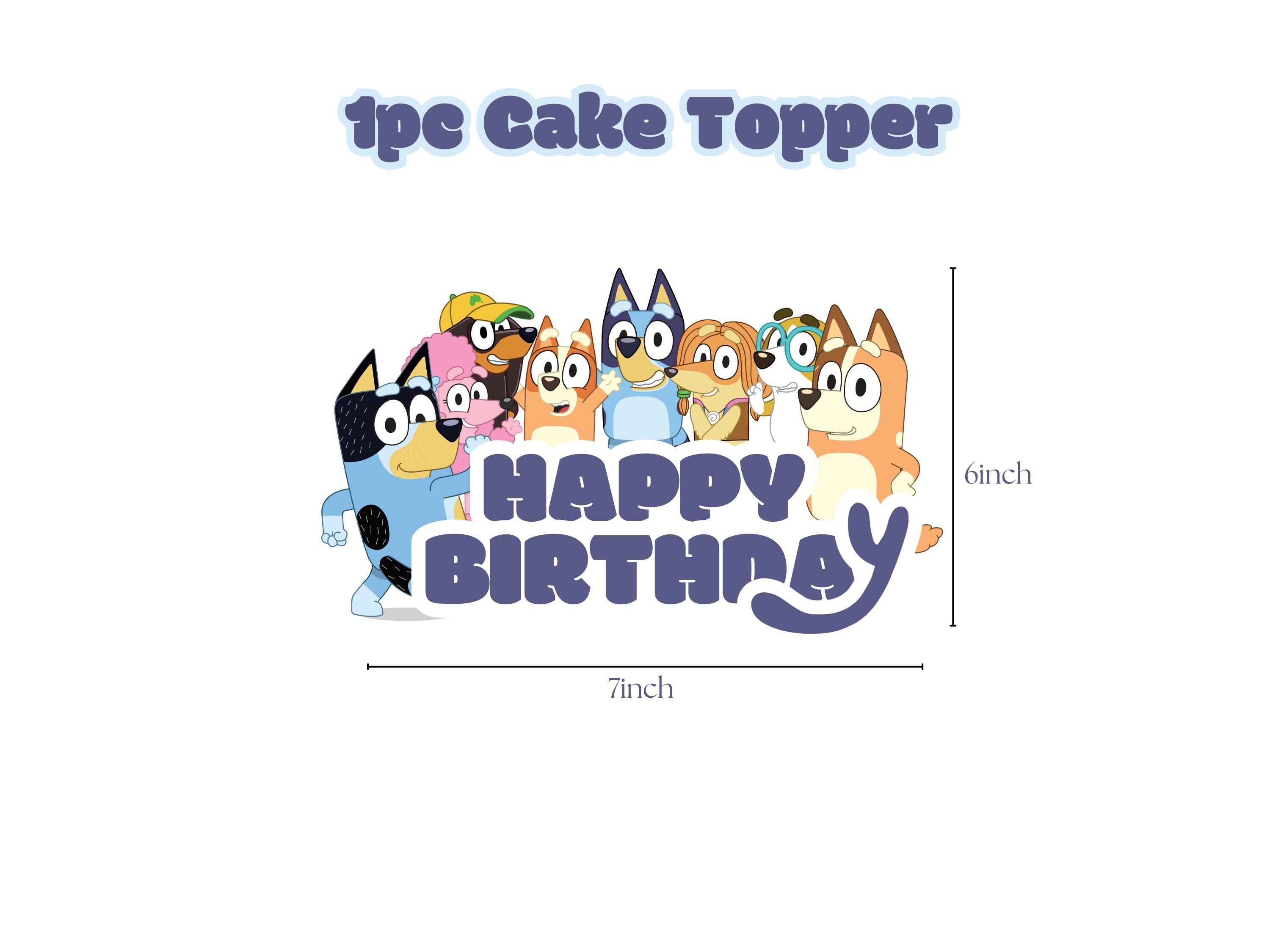 13pcs/Set Blue Puppy-Themed Cake Decorations, Cake Toppers, Cupcake Picks for Boys' Birthday Parties & Baby Showers
