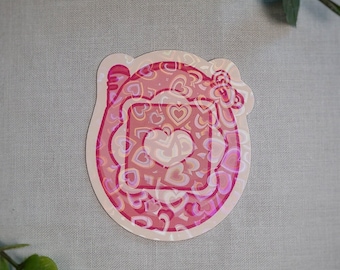 Tamagotchi holografische sticker