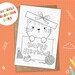 PRINTABLE Kitten Birthday Card for Kids INSTANT DOWNLOAD Cute Colouring Birthday Card for Child ...