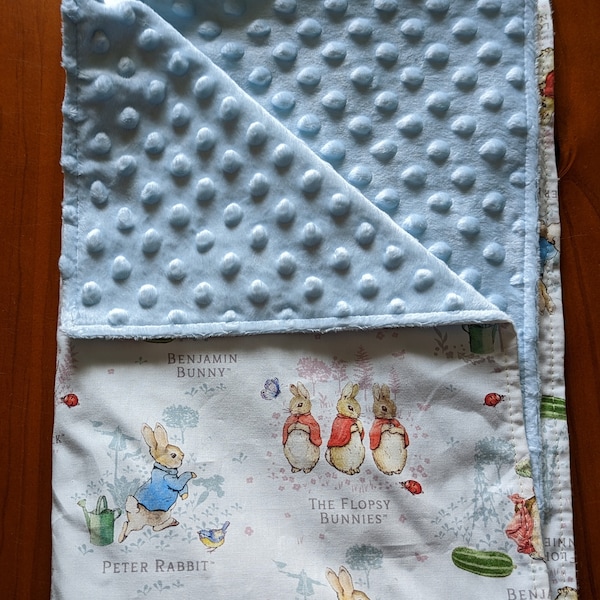 Peter Rabbit & Friends Personalised Minky Baby Blanket