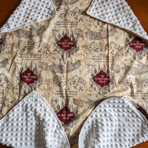 Harry Potter's Map Personalisierte Minky Baby-Decke