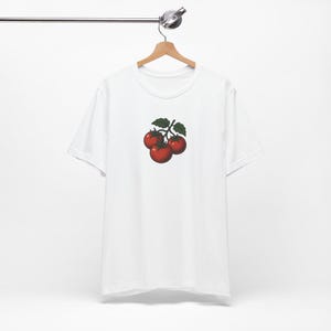 Tomate Grafik Tee: Cottagecore Vegan Garten Shirt