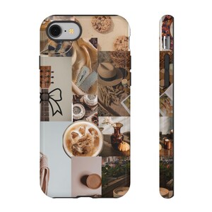 Estuches resistentes con tablero de estado de ánimo vintage para iPhone, Google Pixel y Samsung Galaxy.