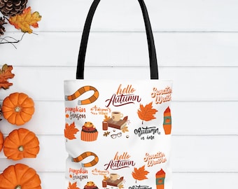 Herbst Blätter Einkaufstasche: Herbst Saison Shopper, Thanksgiving