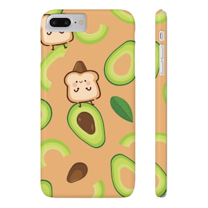 Avocado Pattern iPhone Case: Playful Whimsical Design