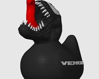 Venom Rubber Duck - Superhero Villain Collectible