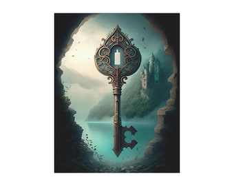 Key to the Kingdom, Fine Art Print, Unique, Gift,Satin Posters (300gsm)