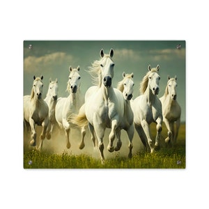 Sieben Pferde, Vastu, Acryl Wall Art Panels
