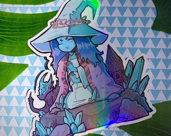 Elden ring inspired Ranni the witch glintstone dragon Decal Vinyl Holographic Waterproof WeatherProof