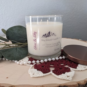 Lilac & Lily Soy Wax Candle 9oz.