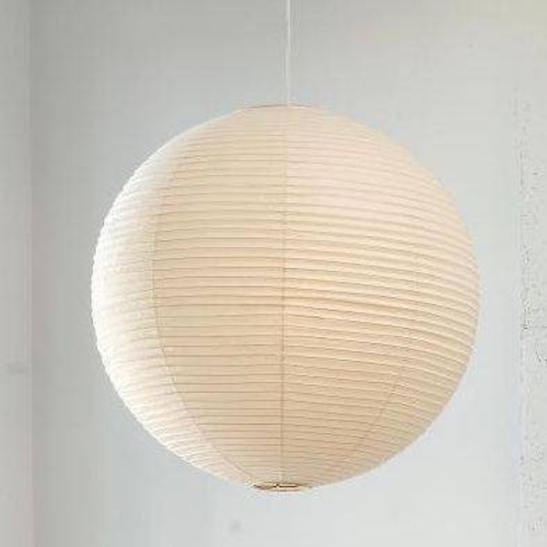 Japanese Style Paper Lamp Shade, Wabi Sabi Rice Paper Lampshade for Hanging Lights or Decoration and Events (Wedding, Baby Shower, Birthday)