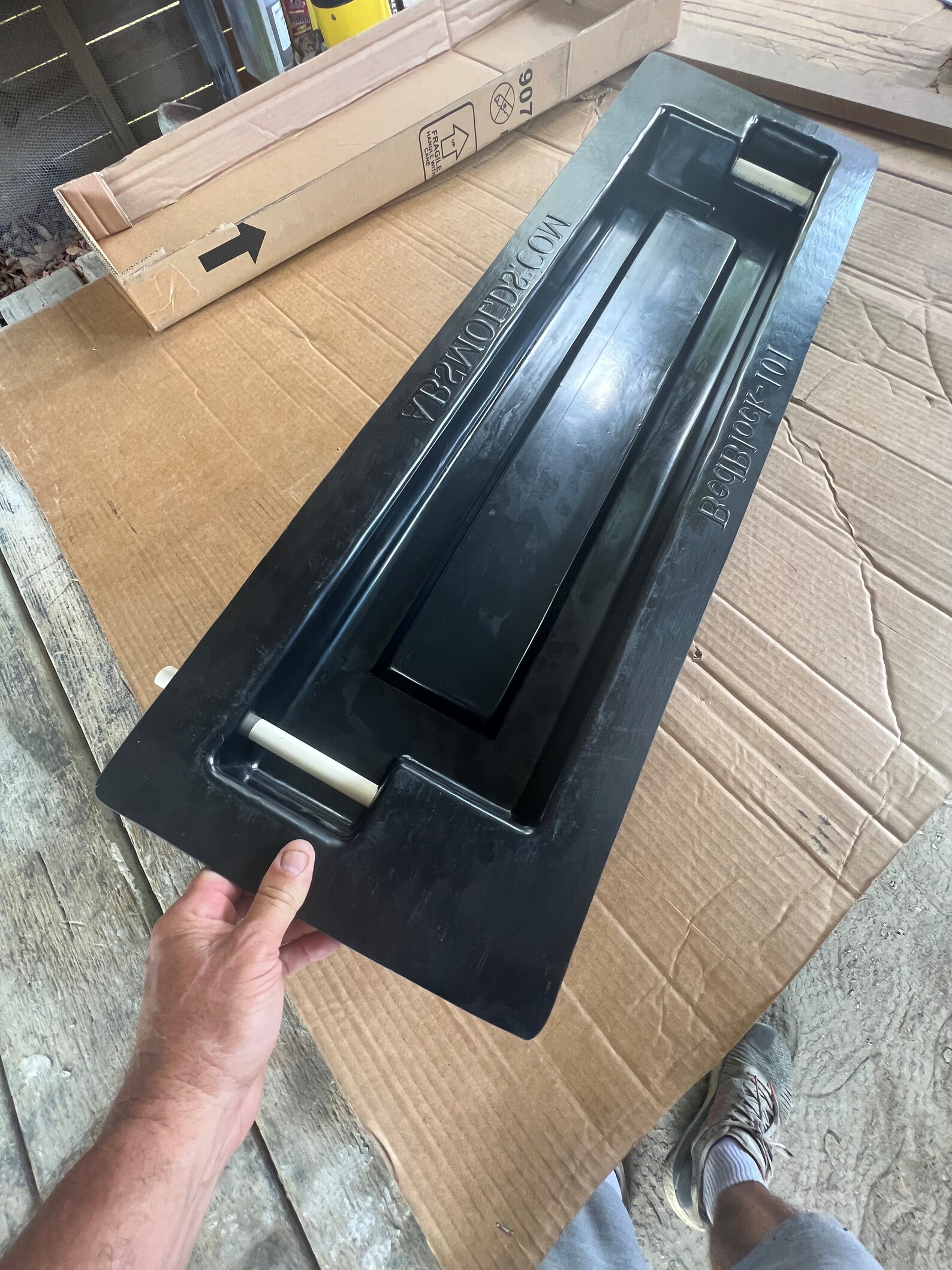 Bedblock Concrete Mold Etsy