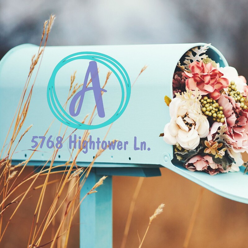 Mailbox Sticker - Etsy
