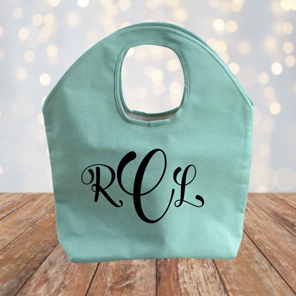 Personalized Large Carry All Jute Tote, Custom Canvas Bag Birthday Gift for Her, Carry All Tote for Mom, Colorful Monogrammed Canvas Tote