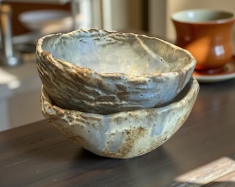 Ceramic Handmade Blue /Brown bowl  For Table  Setting, Birthday Gift  & Home Decor