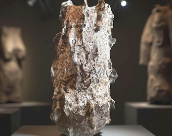 Lava Rock Ceramic Vase – Volcanic Textured Vessel