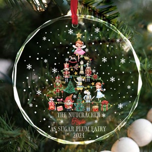 Personalized Nutcracker Ornament, Nutcracker Christmas Ornament, Nutcracker Ballet Ornament, Cute Girl Ornament,Kids Ornament,Christmas Gift