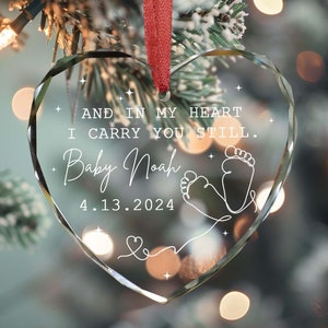 Personalized Baby Memorial Ornament, Sympathy Gift, Miscarriage Ornament, Infant Loss, Stillbirth Keepsake, Custom Baby Miscarriage Gift