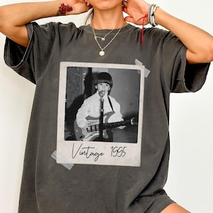 Custom Vintage Photo And Year, Custom Shirt With Picture Personalized 30th Birthday Gift Vintage 30th Birthday Party Vintage Est 1995 Shirt