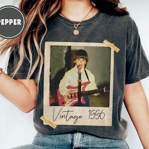 Custom Vintage Photo And Year, Custom Shirt With Picture Personalized 30th Birthday Gift Vintage 30th Birthday Party Vintage Est 1995 Shirt