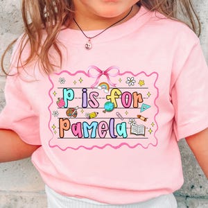 Personalized Back To School Kids Shirt, Custom Alphabet Kids Shirt, Cute Kindergarten Shirt, First Day Of School Shirt, School Toddler Shirt