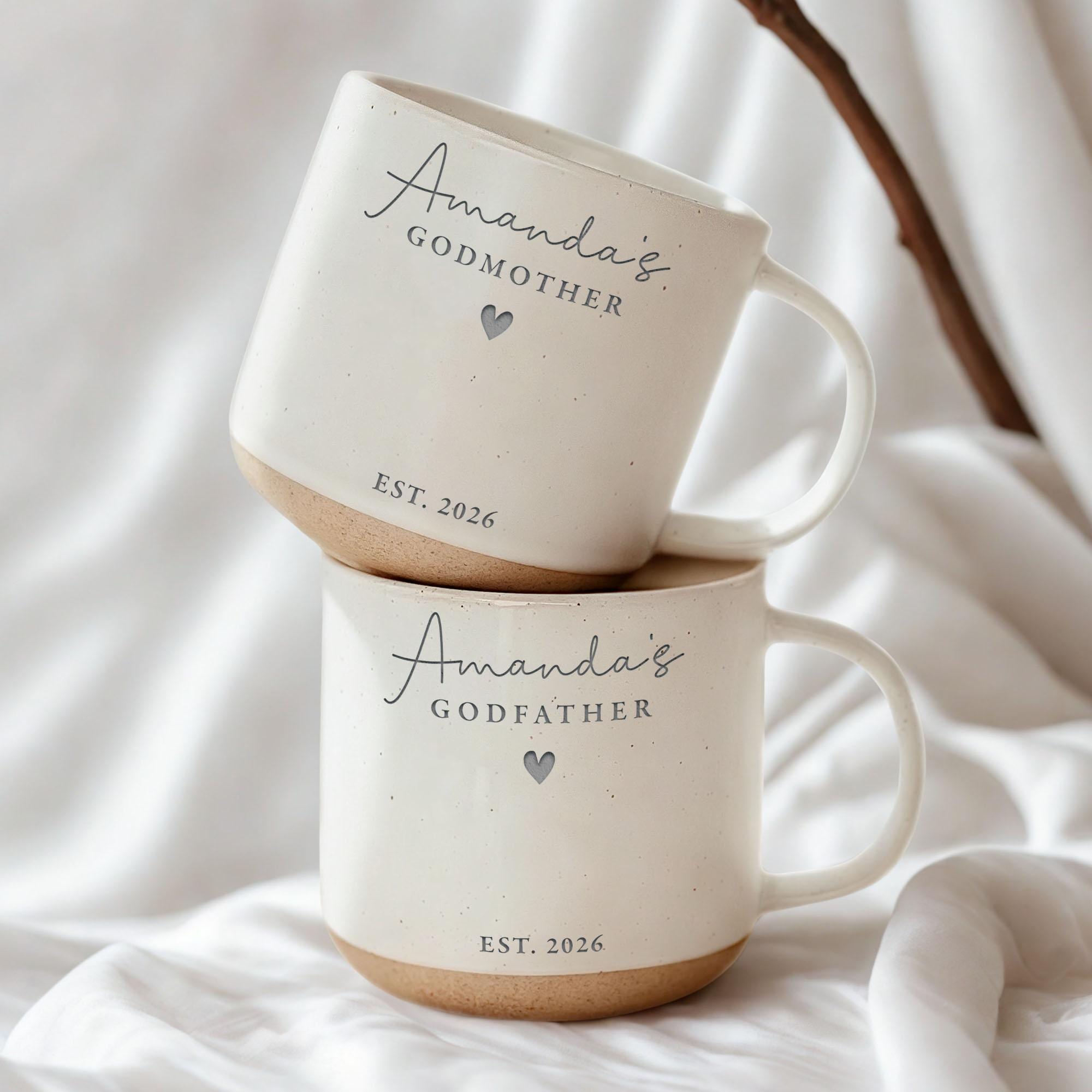 37 Amazon Mother's Day Gifts She'll Actually Use (Not Just Display) 7 Personalized Engraved Godparents Pottery Mug, Custom Name Godmother…
