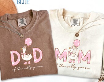 One Silly Goose 1st Birthday Matching Family Shirt, Goose Birthday First Birthday, Mama Goose Shirt, Daddy Goose Shirt, Silly Goose Shirt