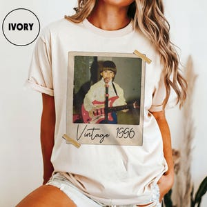 Custom Vintage Photo And Year, Custom Shirt With Picture Personalized 30th Birthday Gift Vintage 30th Birthday Party Vintage Est 1995 Shirt image 5