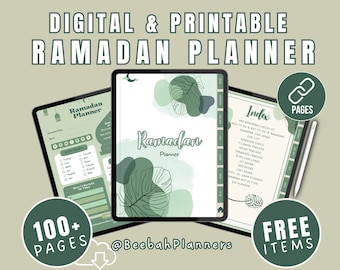 2024 Ramadan Planner | Undated Digital & Printable Planner