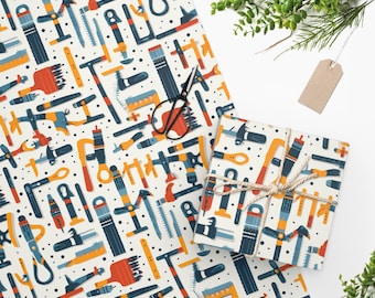 Emballage cadeau Fête des pères Emballage cadeau pour papa Cadeau pour père Meilleur emballage pour papa Ensemble d'outils pour papa Emballage cadeau