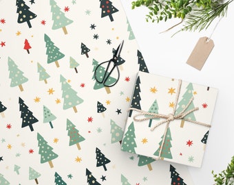 Emballage cadeau de Noël Cadeau de Noël Sapin Emballage cadeau simple pour les fêtes