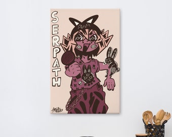 Original SERPATH Manga Character Art Print, Teen Room Decor (Digital Download)