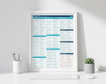 Guia de Referência Rápida de CSS para Tailwind - Download Imediato | Guia para Desenvolvedores | Framework CSS com Foco em Utilidade