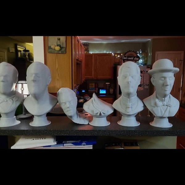 Haunted Mansion Singing Busts Etsy