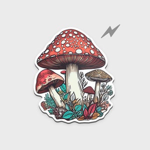 Mushroom magnet for your fridge, dishwasher, locker, or car • Mushroom decor • Cottagecore mushroom • Gift for plant lover