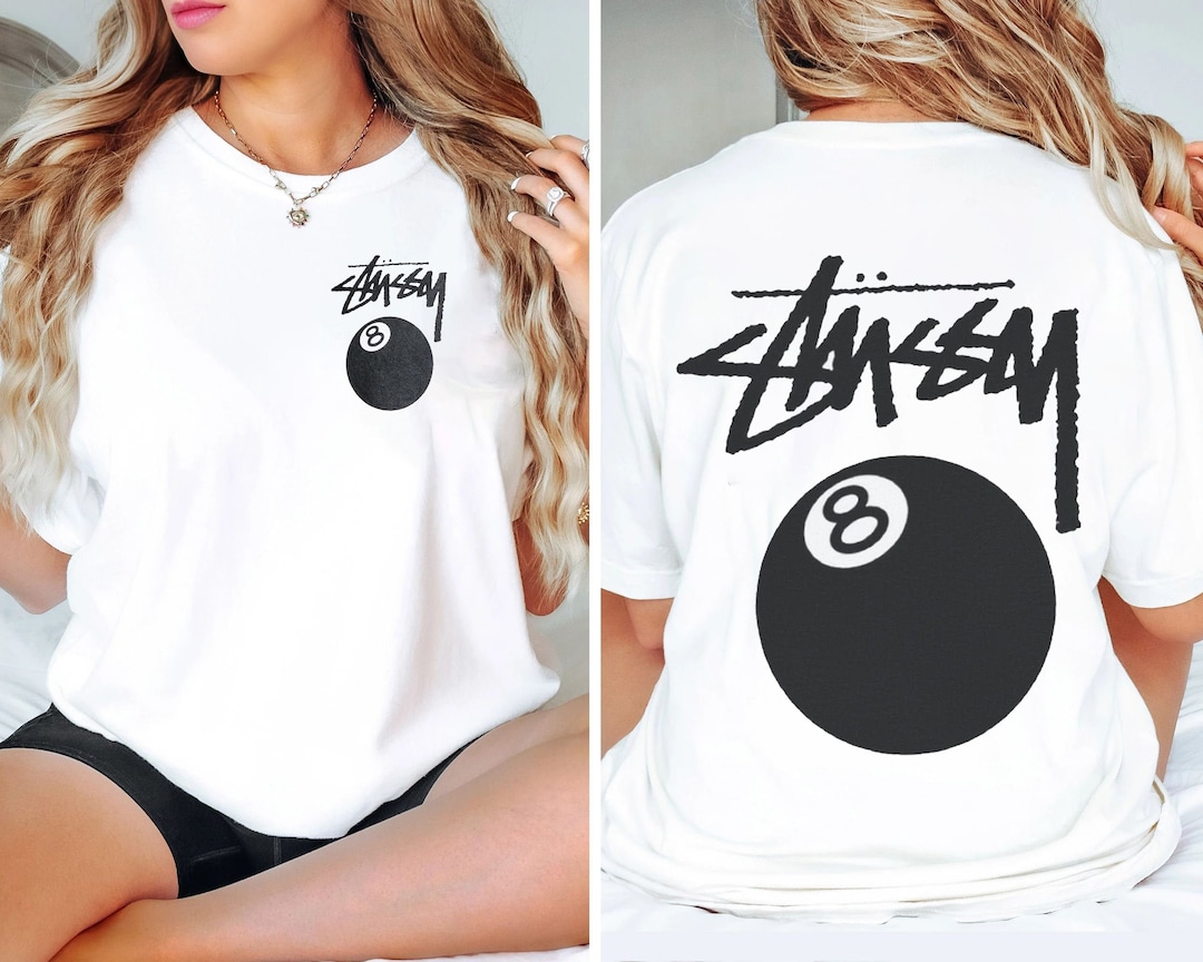 Stussy 8 Ball T Shirt Sweatshirt 8 Ball T Shirts Gift for Etsy — free download