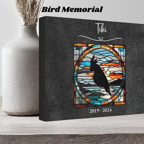 Cockatiel Bird Memorial Gift Custom Wall Art Plaque Parrot Remembrance Gift Cockatoo Sympathy Gift Pet Memorial In Loving Memory Bereavement