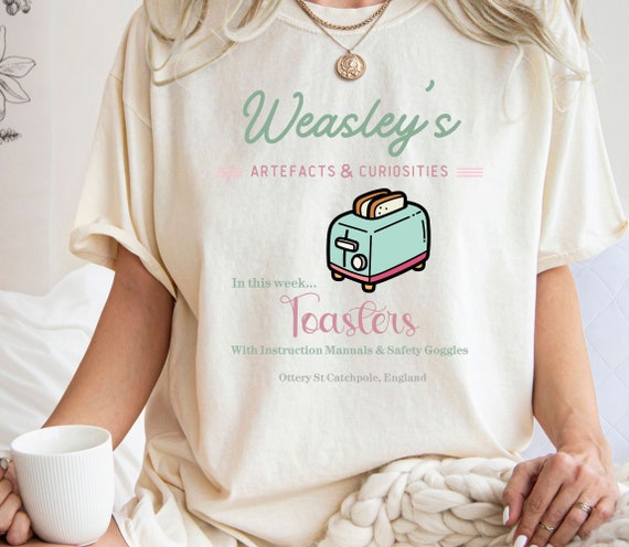 Weasley Toasters Shirt Witches Wizards School Halloween Party Shirt Book Lovers Reading Teacher Wizard School Gifts Halloween Costume