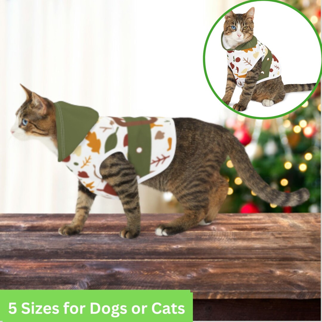 Cat Christmas Sweater for Cats Outfit Matching Cat Owner Gift Etsy