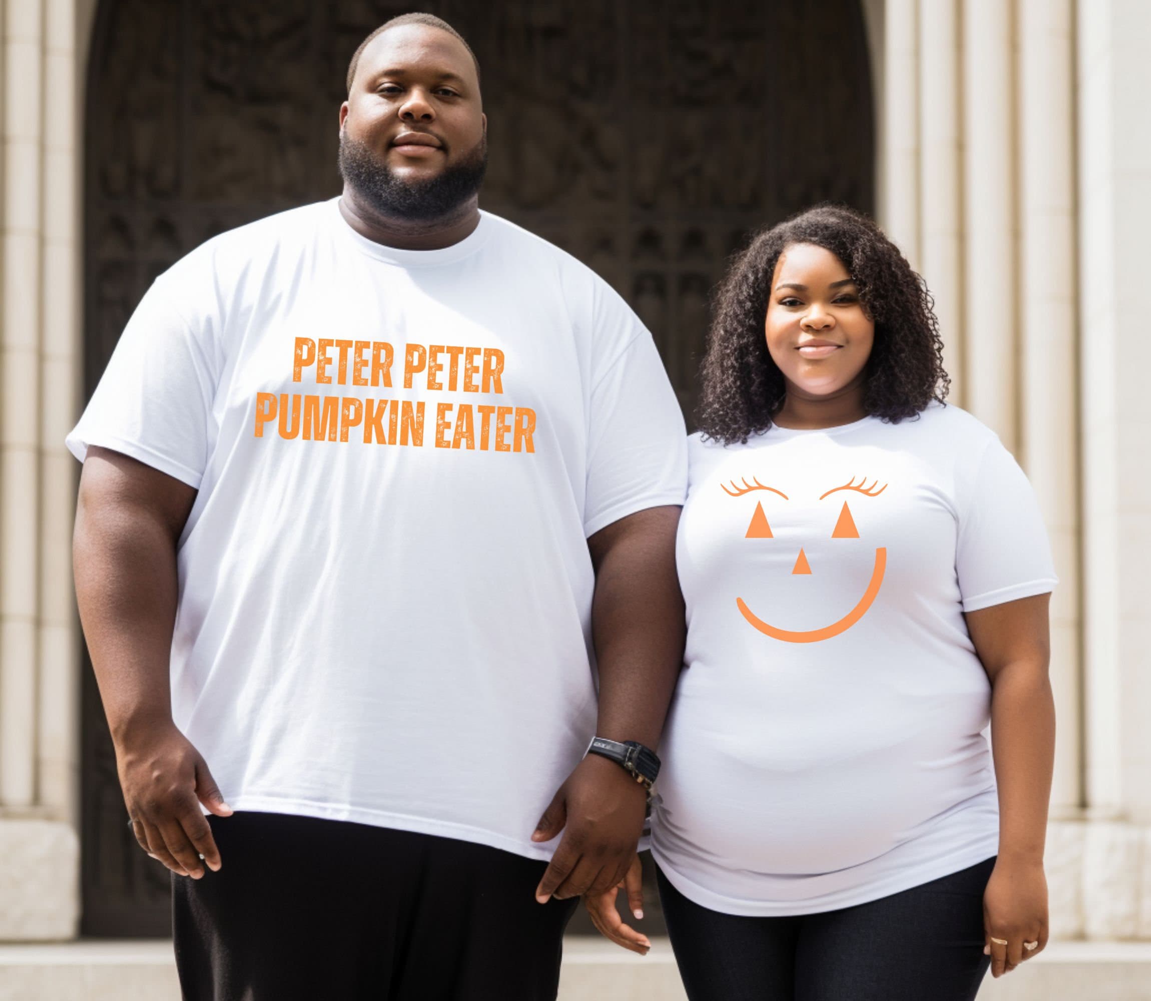 Plus Size Halloween Couples Costume Peter Peter Pumpkin Shirt Husband Wife Boyfriend Girlfriend Funny Adult Couple Costumes Group Women Men Etsy