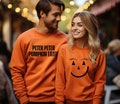 Adult Couples Halloween Costume Pumpkin Costume Couples Halloween Shirts Plus Size Costume Halloween Sweatshirt Halloween Couple Costume