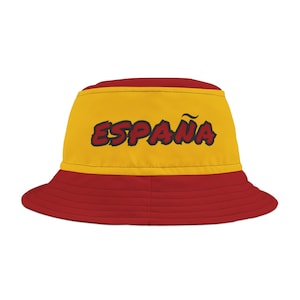 Espana Bucket Hat Spanish Flag Hat Spain National Soccer Team Espana Sports Fan Gift For Men Women Spanish Teacher Gifts Dad Hat Boyfriend
